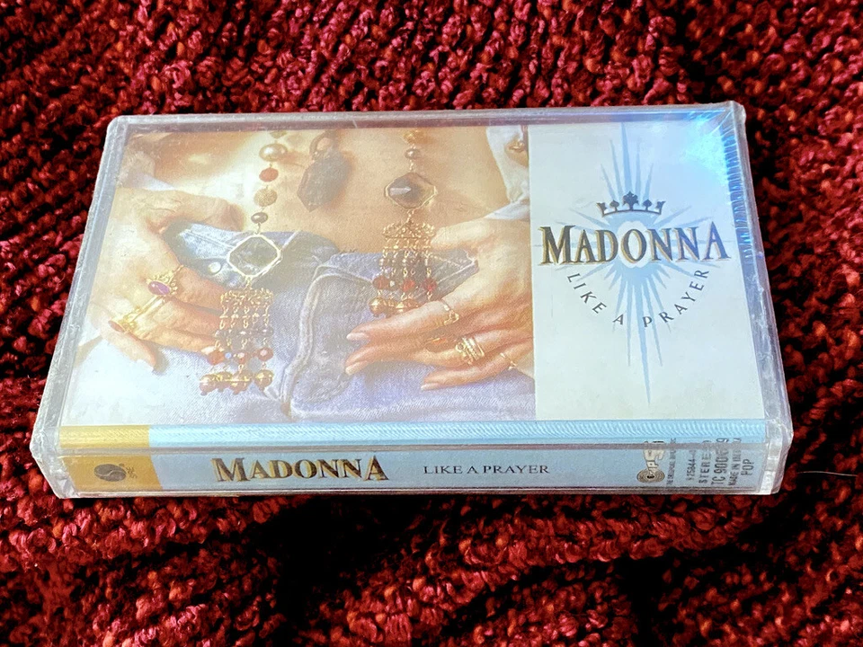 MADONNA SEALED LIKE A PRAYER INDIA FULL COVER BACK INSERT UNIQUE CASSETTE TAPE  - Image 3 of 4
