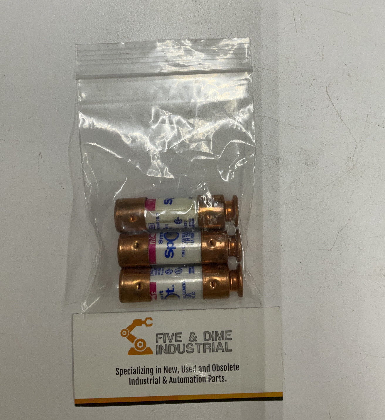 10 Pack Of Gould Shawmut TR15R Fuse, 250V 15A In Stock Same Day Ship - Foto 3