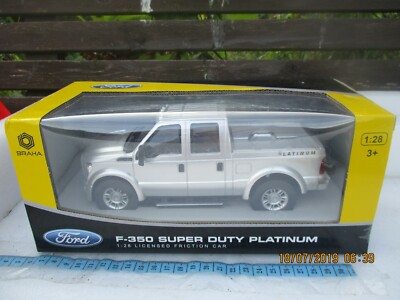 Braha 1/28 Friktion Drive Ford Super Duty Platinum NEU OVP silberne Version