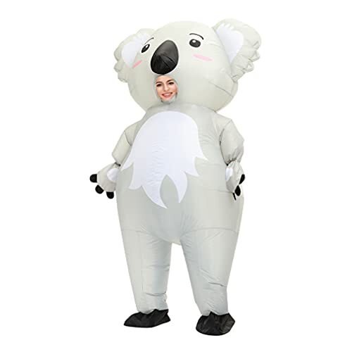 Inflatable Koala Costume Adult Funny Blow up Animal Costume Fancy Dress