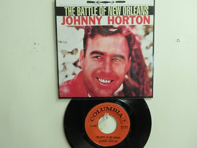 💥 ' JOHNNY HORTON ' HIT 45+PICTURE [ THE BATTLE OF NEW ORLEANS