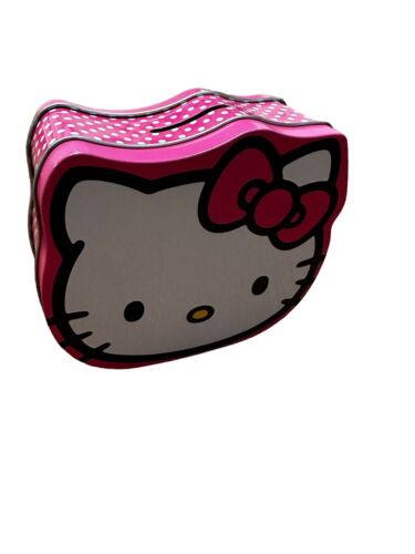 Sanrio Hello Kitty | Banque de pièces en étain métallique | Hello Kitty | 2012 ancien marine - Photo 1/4