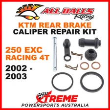 18-3050 KTM 250 EXC Racing 4T 2002-2003 Rear Brake Caliper Rebuild Kit