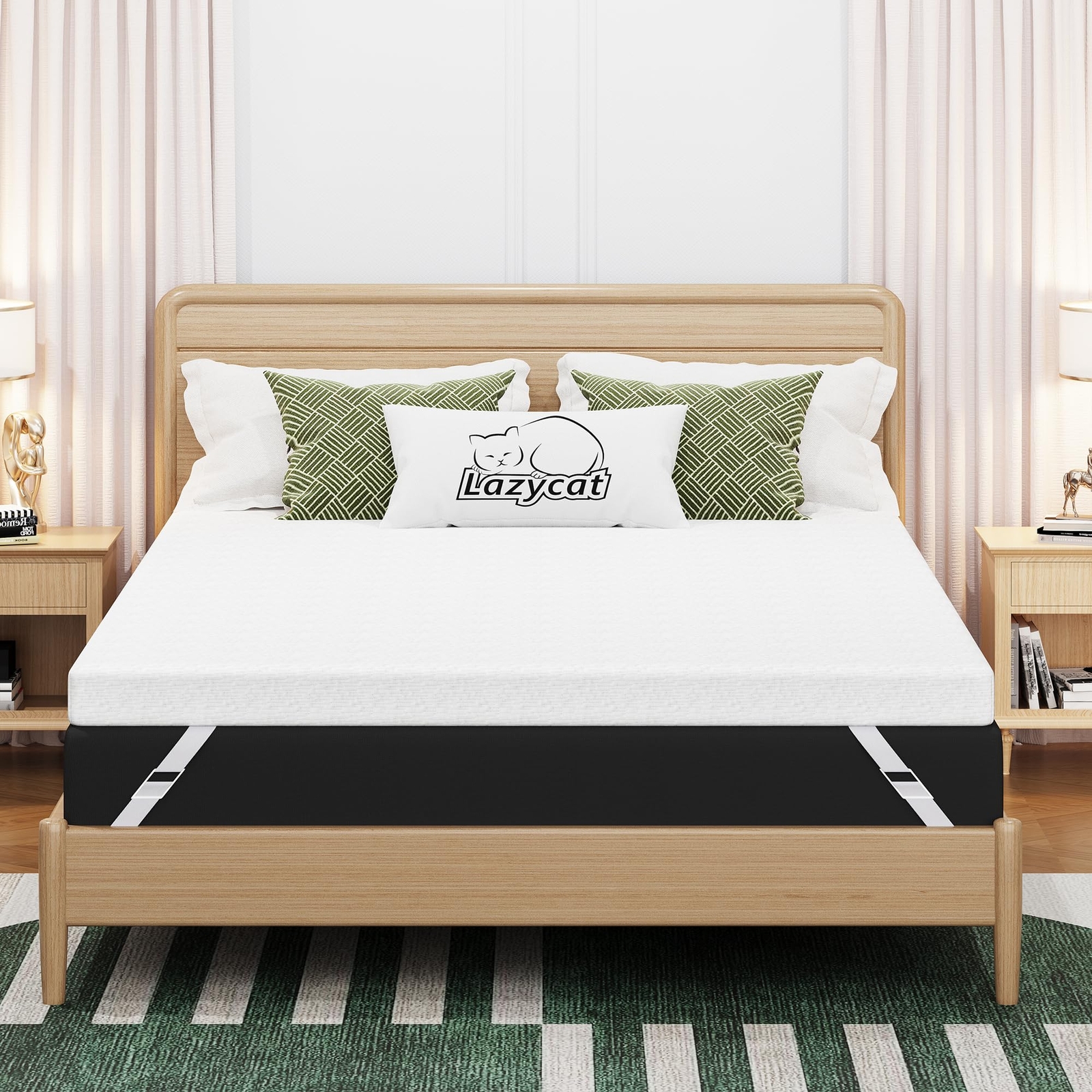 Twin Mattress Topper, 2 Inch Mattress Pad with Premium Memory Foam, Removable...