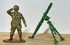 Heavy Field Mortar - 54mm toy soldier shown for scale 