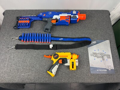 NERF - N-Strike Elite Stockade und Munition & Gürtel + extra Nerf
