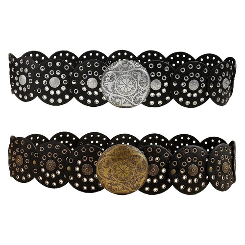 UNTERING Ceinture De Taille Tendance En PU Pour Adulte Avec Boucle Serpent Réglable Couleur Noire Pour Femmes Amincissantes Pour Les Décorations De