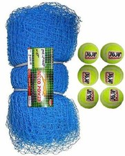 New Netco Power IP053 Rubber Cricket net 30x10 with 6 Tennis Cricket Ball US