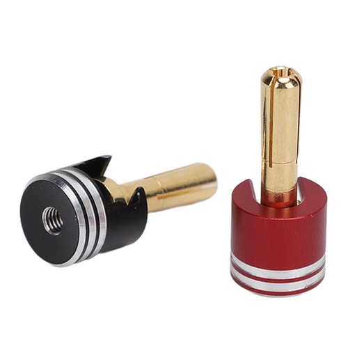 Heatsink Bullet Plug Grip Aluminium Alloy And Copper Banana Plug Connectors W AU - Picture 7 of 12