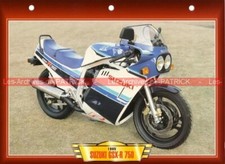 SUZUKI GSX-R 750 GSXR GSX750R 1985 (1985-1987) : Fiche Moto #000845