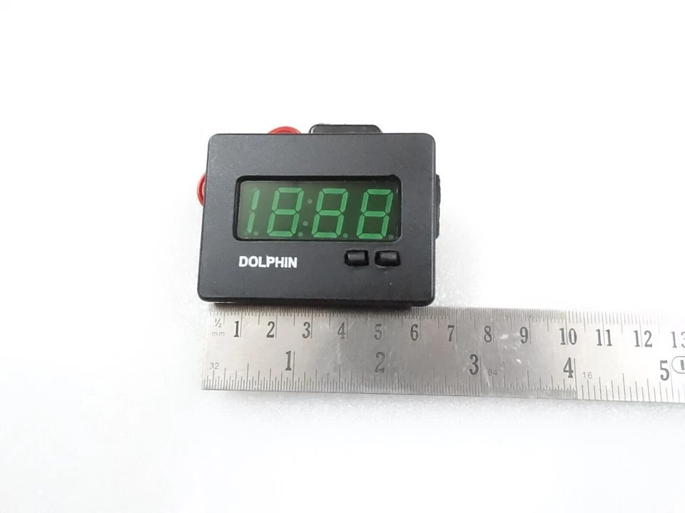 For Suzuki SJ410 413 Dash Digital Clock Watch Samurai Jimny Sierra Drover #22B30 - Image 4 of 4