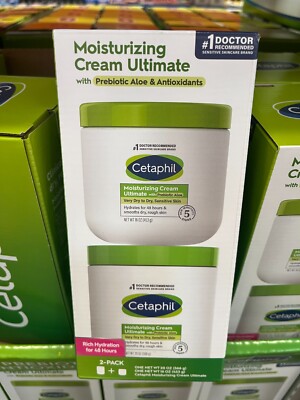 Cetaphil Moisturizing Cream 20oz + 16oz Bonus Fragrance Free Non-Greasy