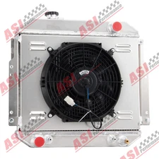 3 Row Aluminum Radiator+Shroud Fan fit 1988-1992 Nissan Forklift  A10-A25 ,H20