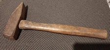 VINTAGE KEN-TOOL T11B T-11-B  14-1/2" WOOD HANDLE 4-LB CROSS PEEN TIRE HAMMER 