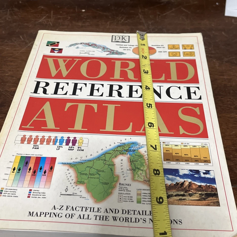 Dorling Kindersley World Reference Atlas Revised 1998 Edition - Image 4 of 4