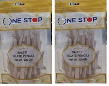 Saleti Slate Pencil 200g (Pack of 2) - Writing Slate Chalk for Kids & School Use