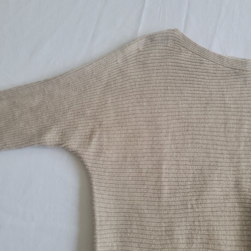 Chelsea & Violet Girls beige acrylic and wool ribbed knit pullover XL - Picture 3 of 13