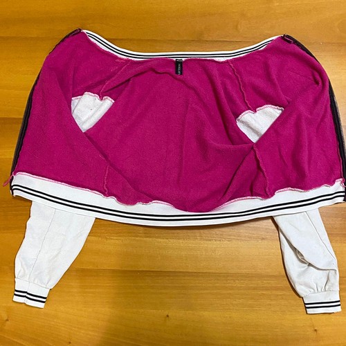 New Collection Varsity Casual Sporty Streetwear Zip Jacket Sweatshirt Made in Italy - Picture 5 of 13