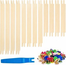 MengMain Needlepoint Stretcher Bars for Needlework, 12PCS Wooden 6/8/10in
