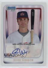 2011 Bowman Chrome USA 18U National Team Refractors /417 Jesse Winker Auto 0f5t