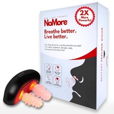 NoMore Red Light Therapy Nose Device - Dry Nose  Sinus Comfort, LED Nasal