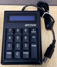 ID Tech M Series Securekey Pos USB KeyPad IDKE-504800BM TESTED