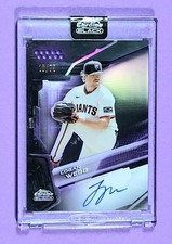 2026 Topps Chrome Black | *PURPLE* ON-CARD AUTO #CBA-LW | LOGAN WEBB *(#/75)*
