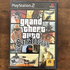 Grand Theft Auto San Andreas CASE  Game ONLY Sony PlayStation 2, 2004 PS2