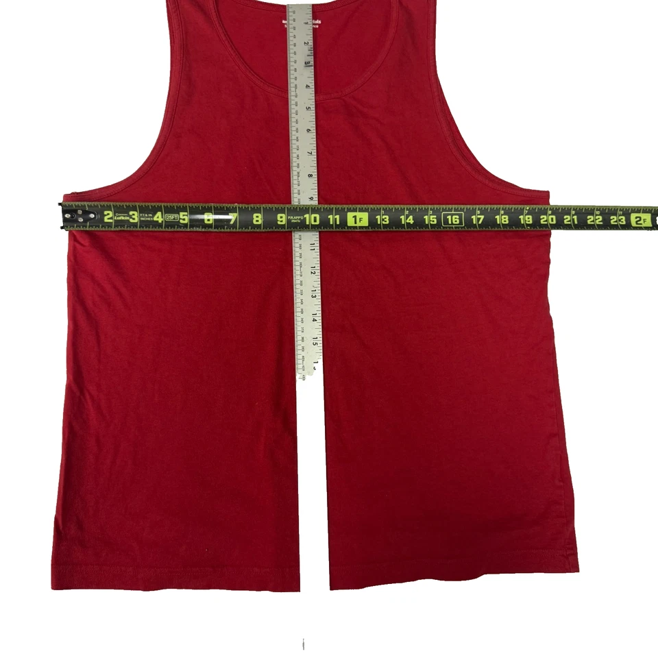 Lote de 2 piezas Amazon Essentials Para hombres Blanco Rojo Camiseta sin mangas Entrenamiento Gimnasio MÚSCULO Camisa M Foto 4 de 4