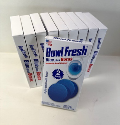 100 Bowl Fresh Blue Toilet Bowl Cleaner Tablets 5x10 Pack