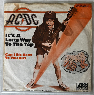 AC/DC - It´s A Long Way To The Top - 7'' Punk Rock-Label - RARE ATL 10 859