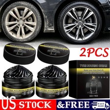2PCS Tyre Nourish Cream, Tire Nourish Wax Cre...