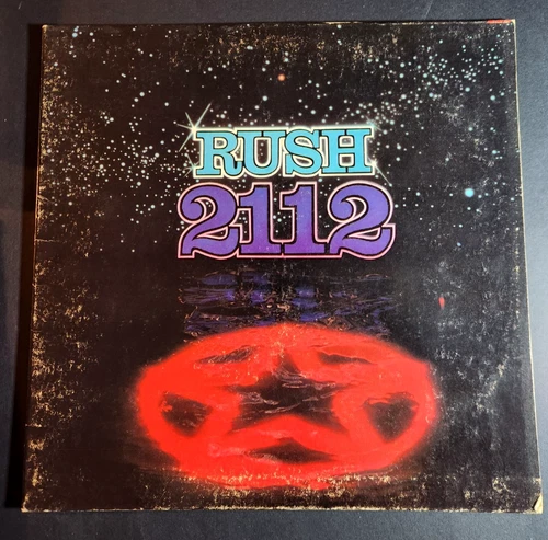 1976 RUSH 2112 VINYL LP SRM-1-1079 MERCURY T. HAUTE PRESS 1ST PRESS JAMF *VG+*