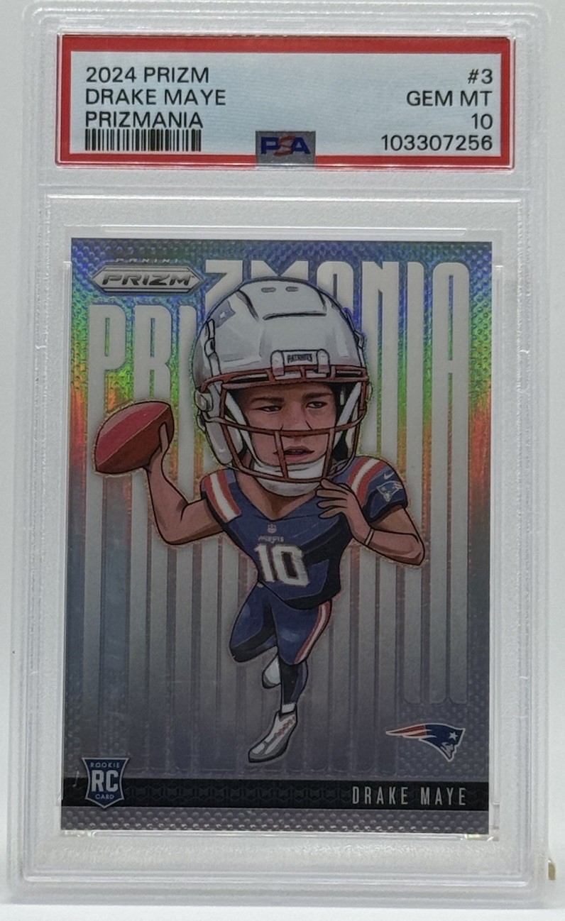 Drake Maye - 2024 Prizm Rookie Prizmania - PSA 10 POP 31
