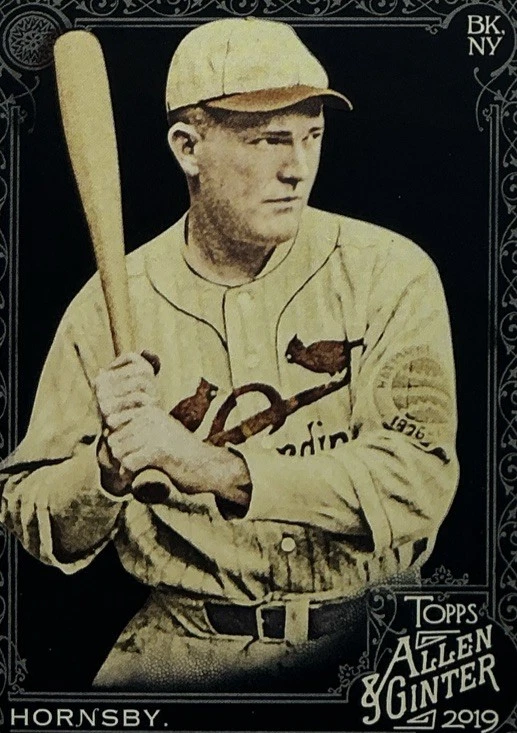 Rogers Hornsby PSA 10 -2019 Topps Allen & Ginter X -Cardinals Legend 'The Rajah' Foto 4 de 4