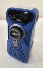 LL Bean Eton FRX1 Hand Turbine AM FM Weather Radio LED Flashlight Hand Crank