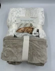 Waterproof Pet Throw Blanket 60 x 70 White Beige Sofa Bed Dog Cat Cover Soft