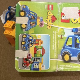 Lego Duplo 10532 My First Police Set Complete Robber Jail Bank Motorcycle