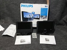 Phillips Portable Dual LCD Screen DVD-R CD-R MP3 Player PET726/37 READ 