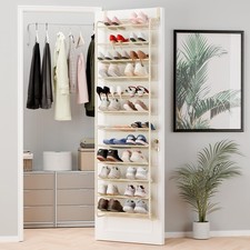 Shoe Rack 36 Pair Over Door Organizer 12 Tier...