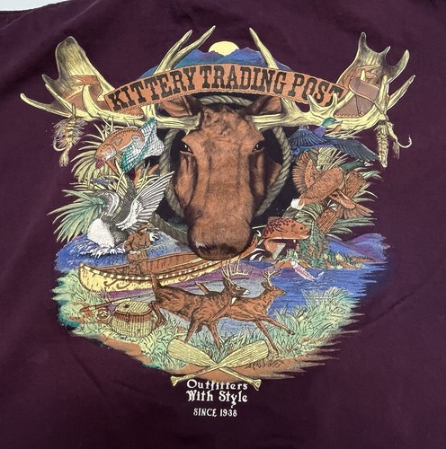 Kittery Trading Post Long Sleeve T Shirt, Made in USA , Oneita Tag - Picture 9 of 9