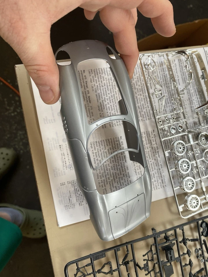 Italeri 673 1966 Ferrari 275 Spyder Nart Italia Kit Modellino Auto Scala 1:24 - Immagine 4 di 4