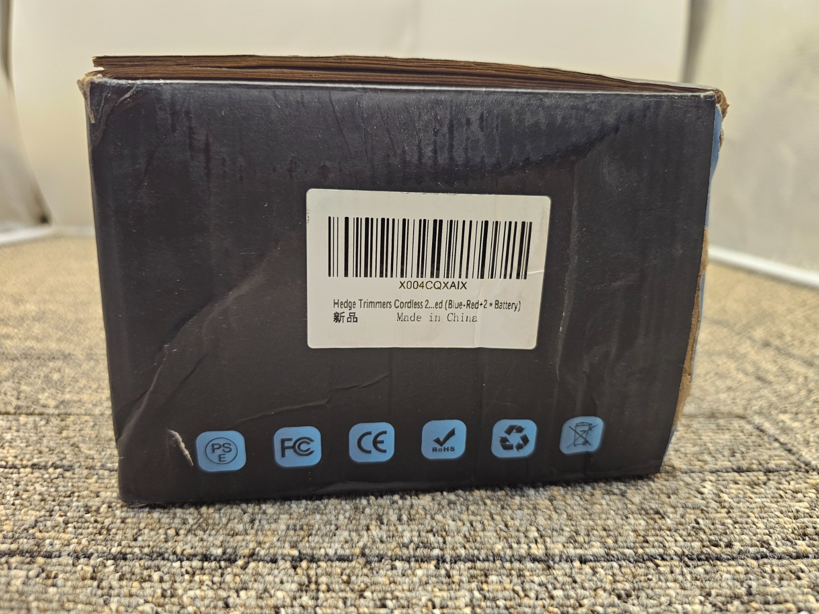 Cordless Hedge Trimmer 21v Electric Grass Shears & Shrub Trimmer w/ 2 Battery