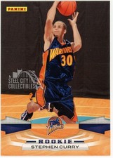 Stephen Curry 2009-10 Panini Rookie Card #357. rookie card picture