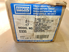 Fasco D335 Shaded Pole Motor 120 130 140 160 Hp 1550 Rpm 115 Volt 60hz