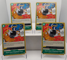 Gum-Gum Elephant Gun Playset - OP13-038 x4 - Carrying On His Will - One Piece