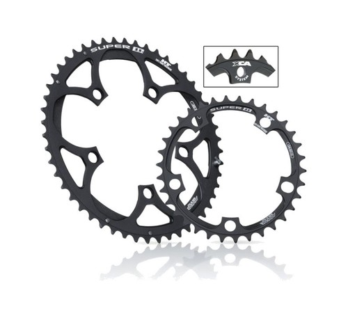 Plateau De Vélo Monovitesse AL7075 CNC – 110mm BCD, Dents Étroites/Larges, Compatible 9-12V, 46/50/54/58T, Noir