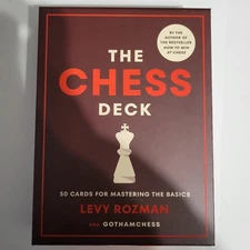 The Chess Deck: 50 Cards for Mastering the Basics - Cards, by Levy Rozman
