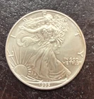 1995 American Eagle 1 troy ounce silver .999 One Dollar maybe BU
