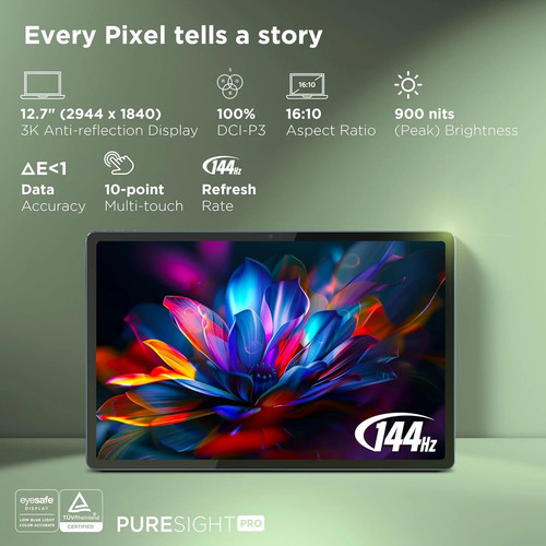 Lenovo Yoga Tab Plus AI Tablet with Pen + Keyboard 3K Resolution-512GB Storage - 第 3/10 張圖片